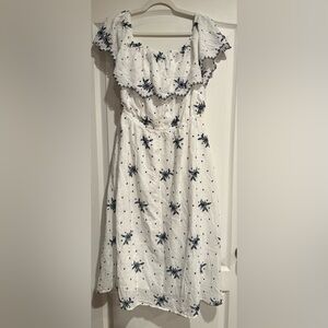 Lane Bryant Dress  Women's Plus Size 14/16 Off the Shoulder Ruffles